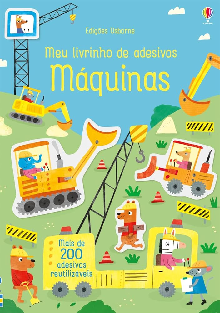 Máquinas: Meu Livrinho De Adesivos