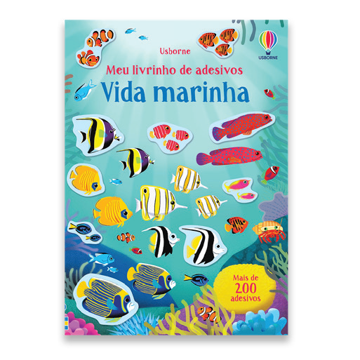 Vida Marinha: Meu Livrinho De Adesivos