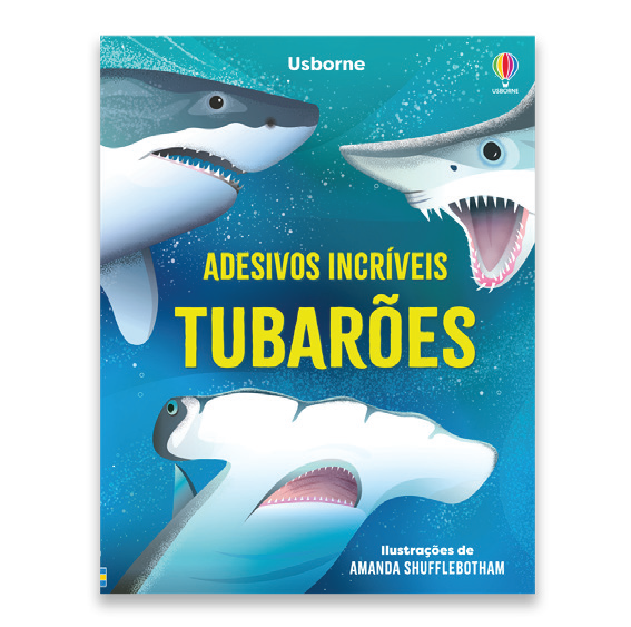 Tubarões: Adesivos Incríveis