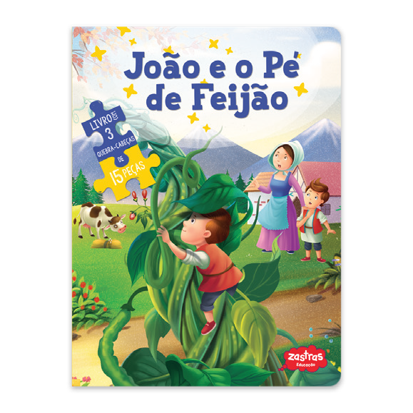 João E O Pé De Feijão: Livro Com Quebra Cabeça