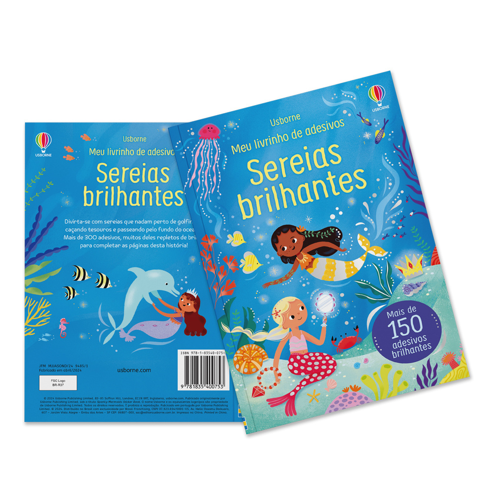 Sereias Brilhantes: Adesivos Brilhantes