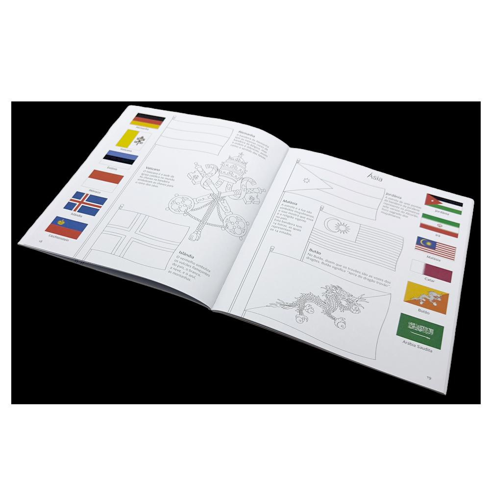 Bandeiras Do Mundo: Livro Com Quebra - Cabeça