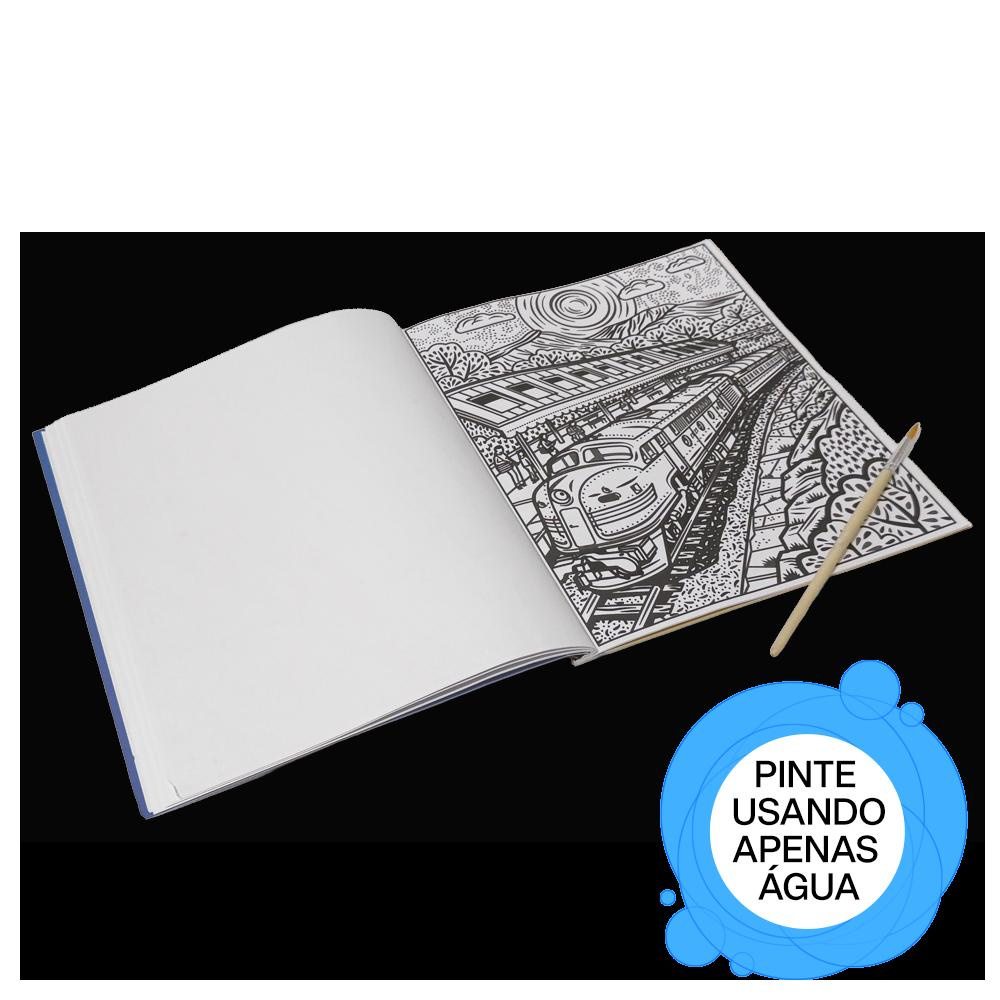 Trens: Livro Mágico De Colorir
