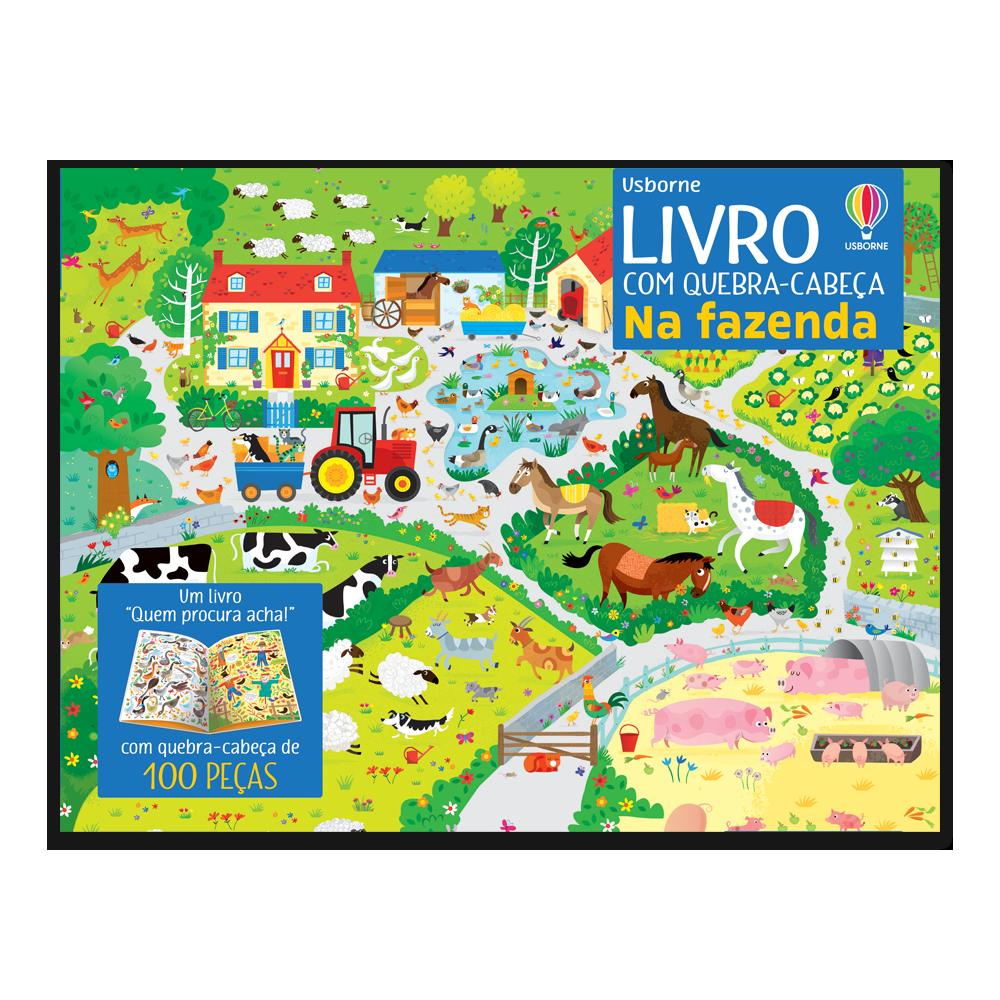 Na Fazenda: Livro Com Quebra-cabeça