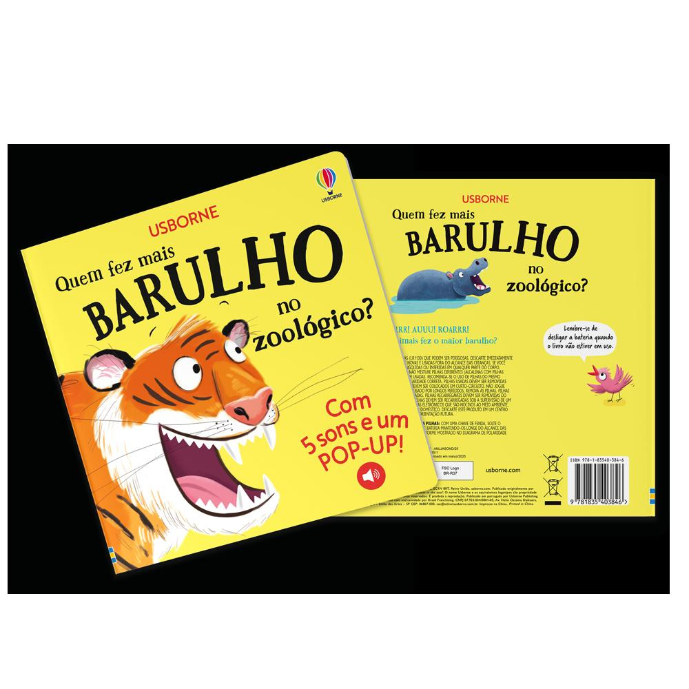 Quem Fez Mais Barulho No Zoológico?: Livros Sonoros Com Pop-up